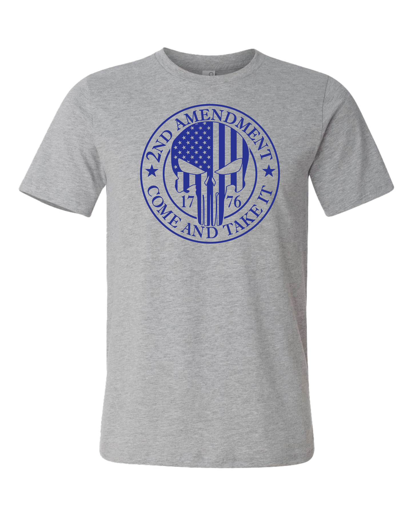 2nd Amendment Come And Take It T-Shirt | Blue