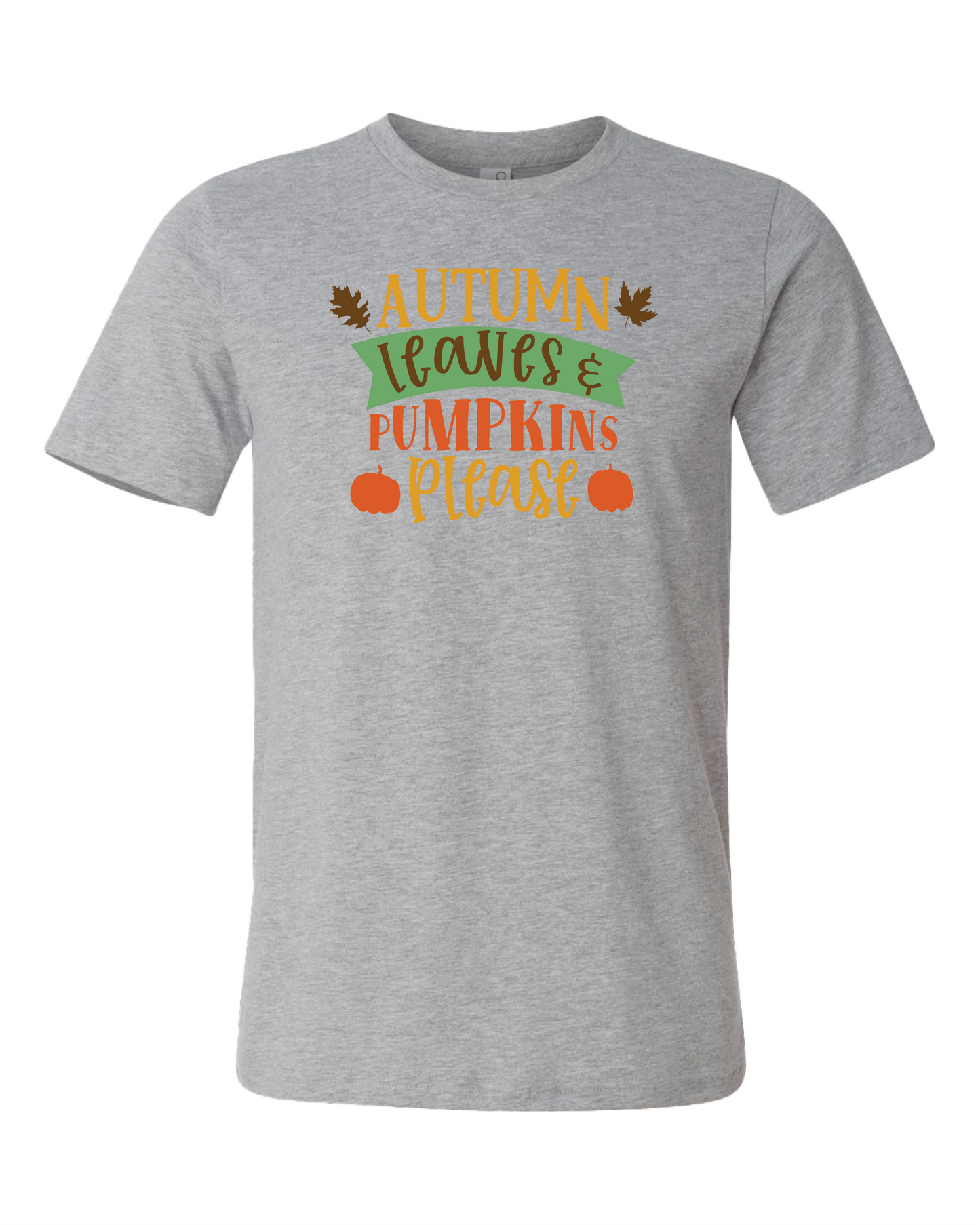 Autumn Leaves And Pumpkins Please T-Shirt