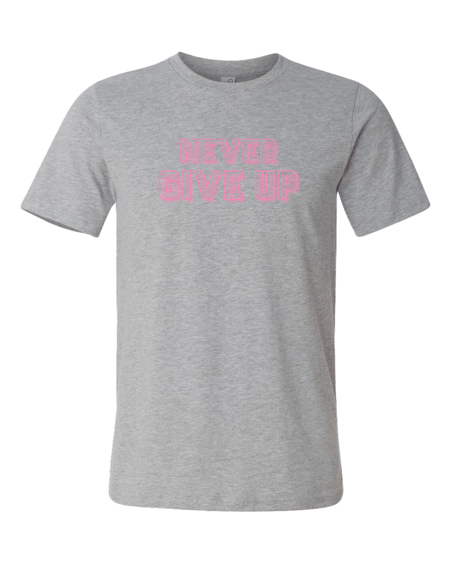 Never Give Up T-Shirt | Light Pink