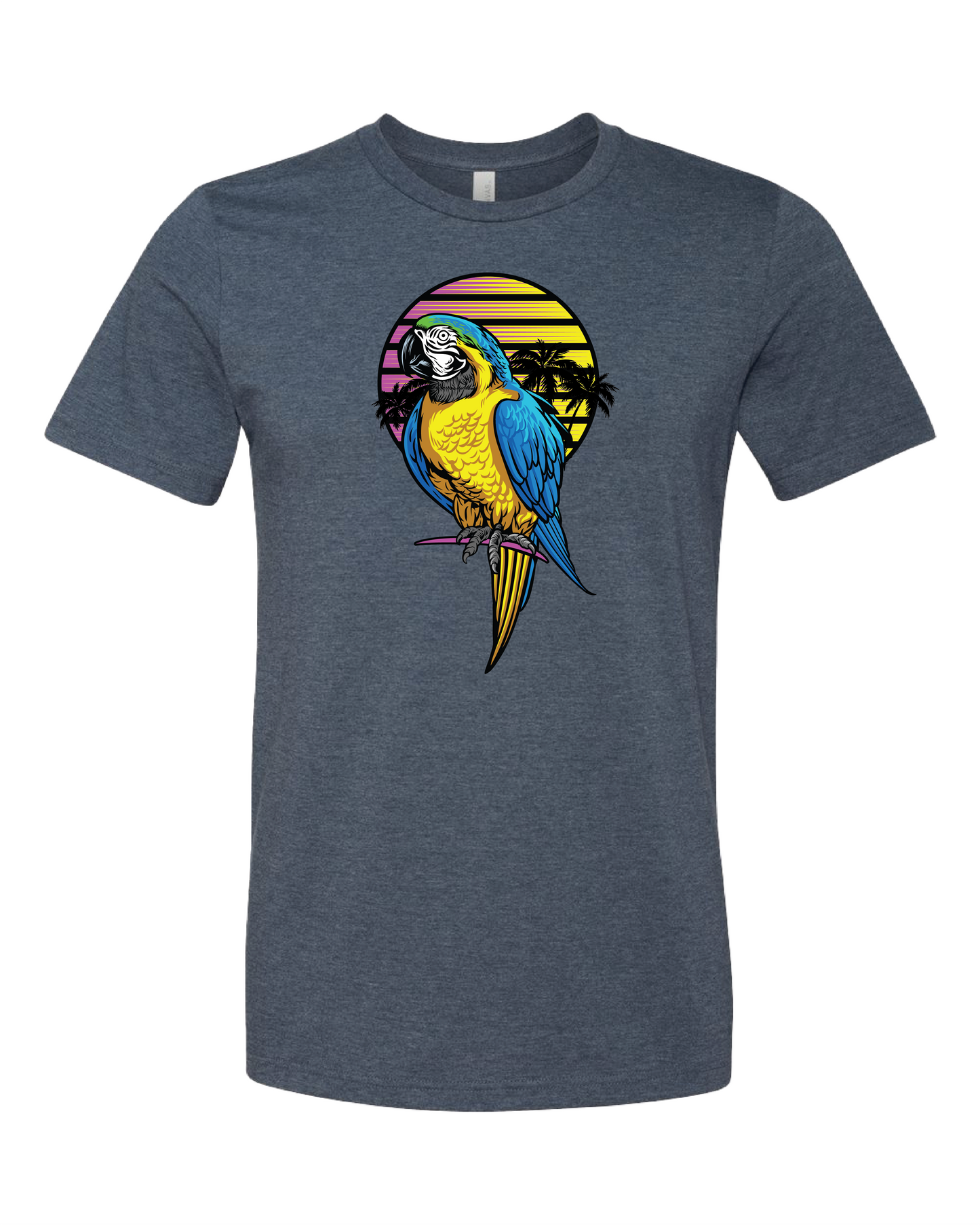Blue And Yellow Macaw Parrot T-Shirt