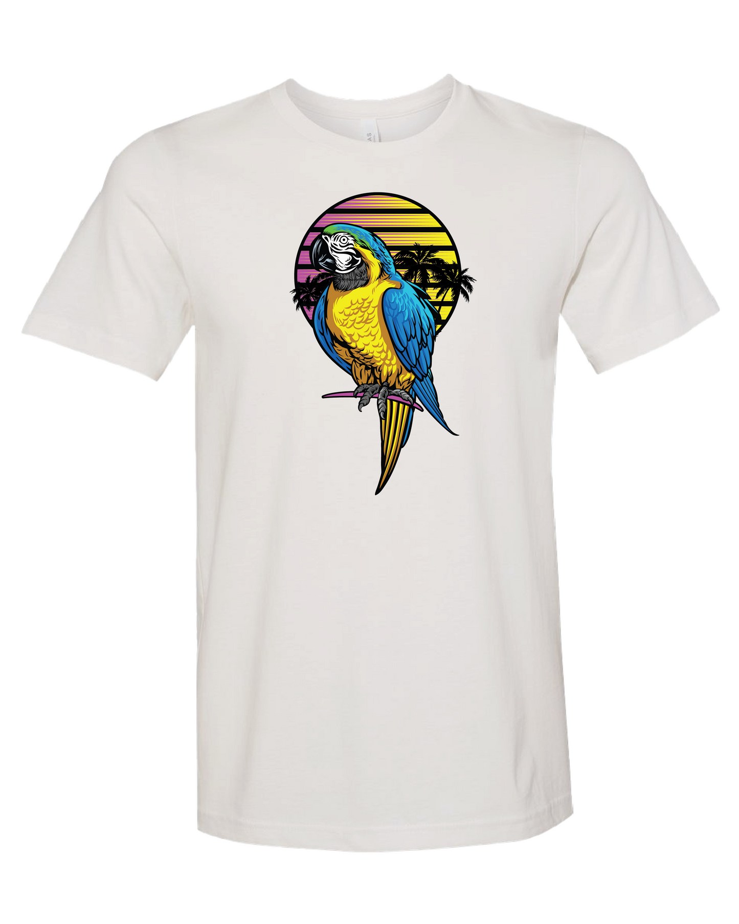 Blue And Yellow Macaw Parrot T-Shirt