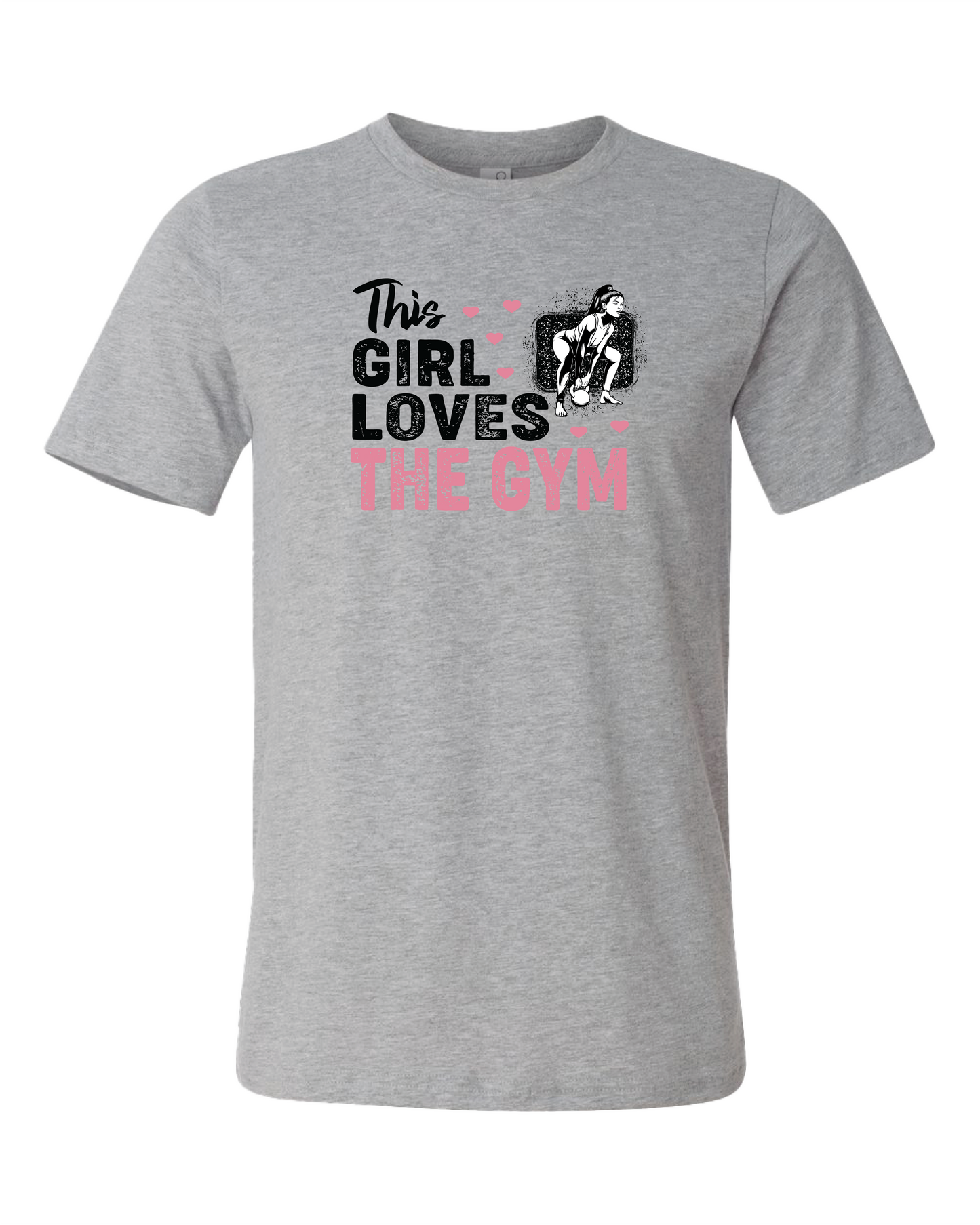 This Girl Loves The Gym T-Shirt | Kettlebell Swing