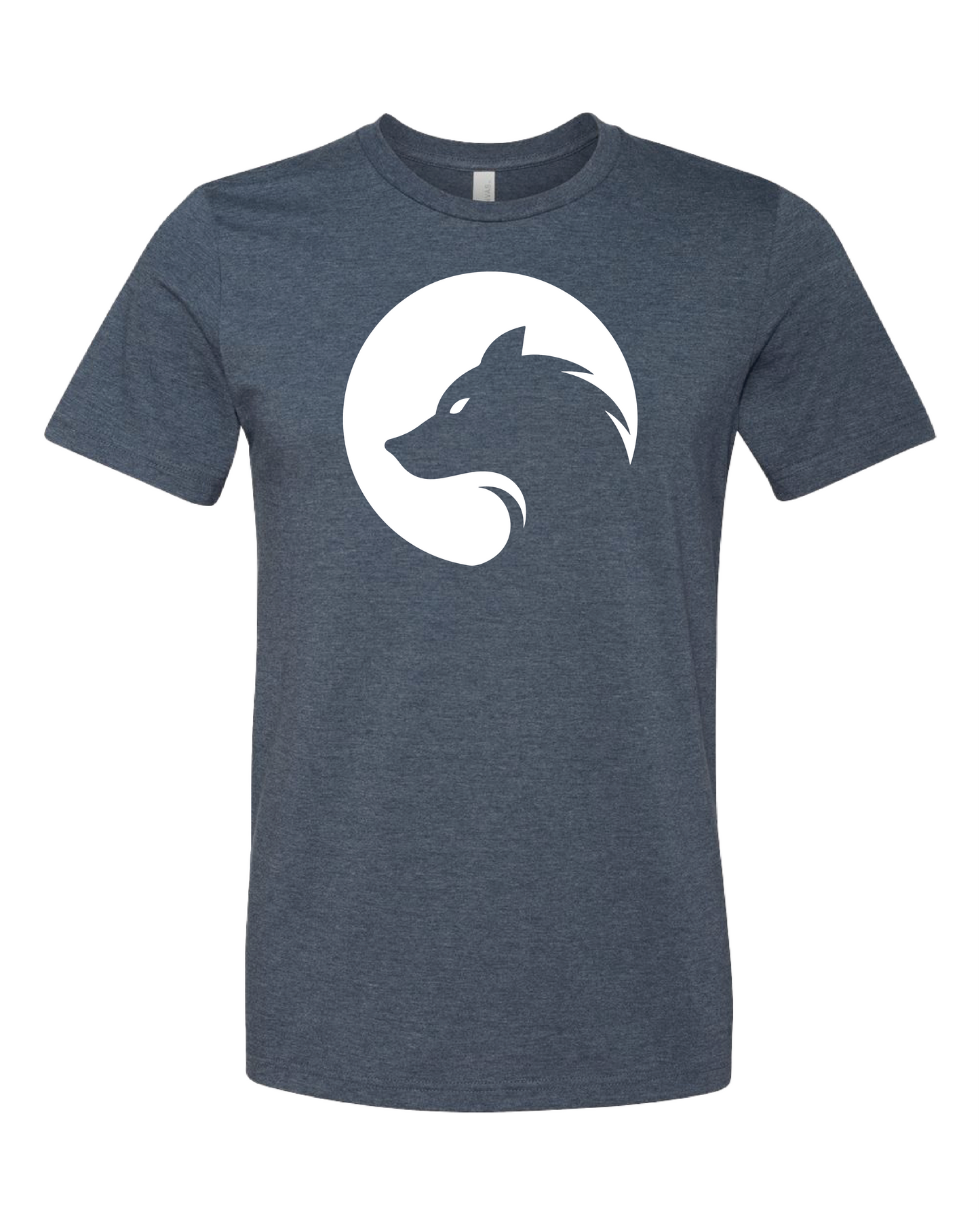 Wolf Head With The Moon In The Background T-Shirt