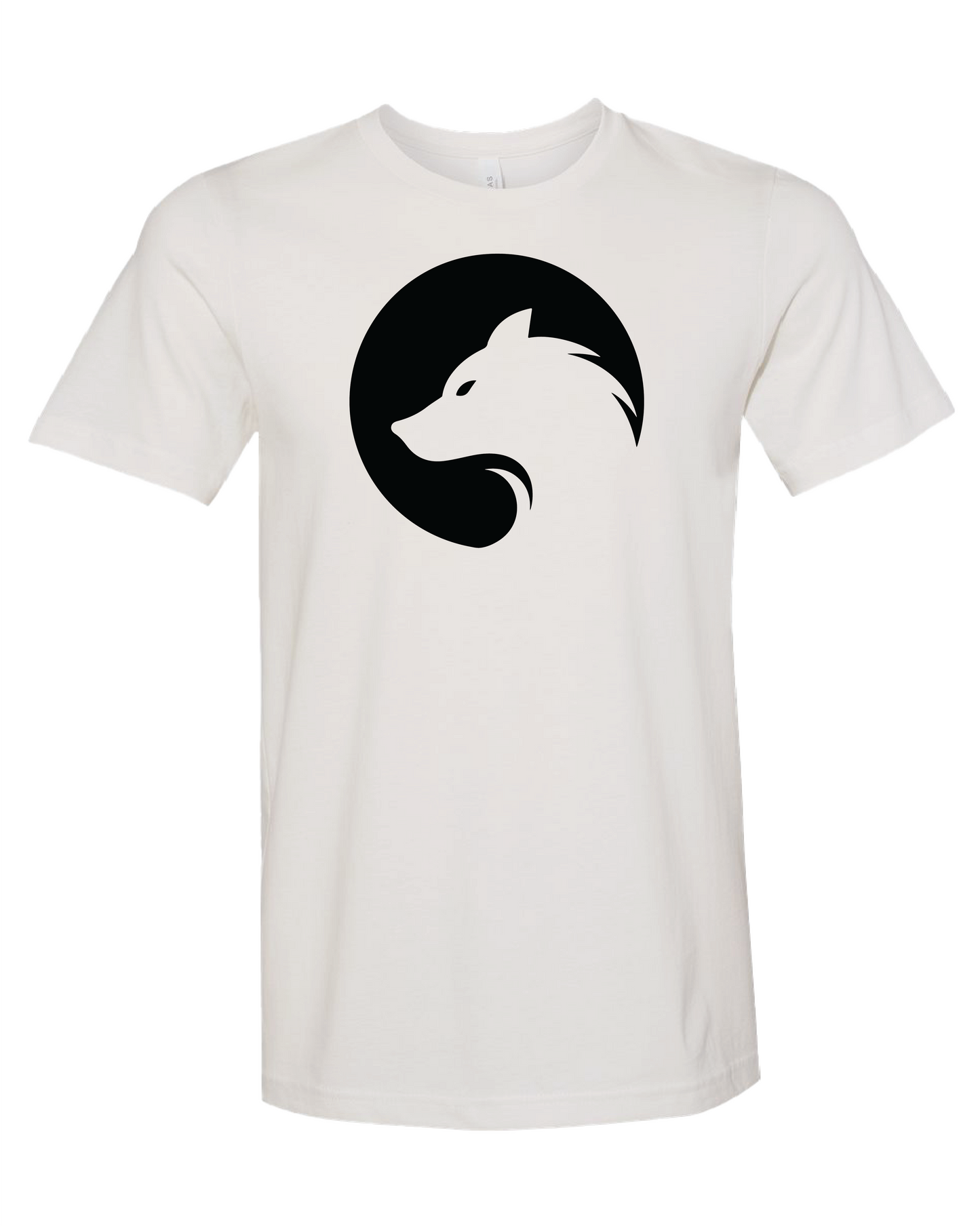 Wolf Head With The Moon In The Background T-Shirt
