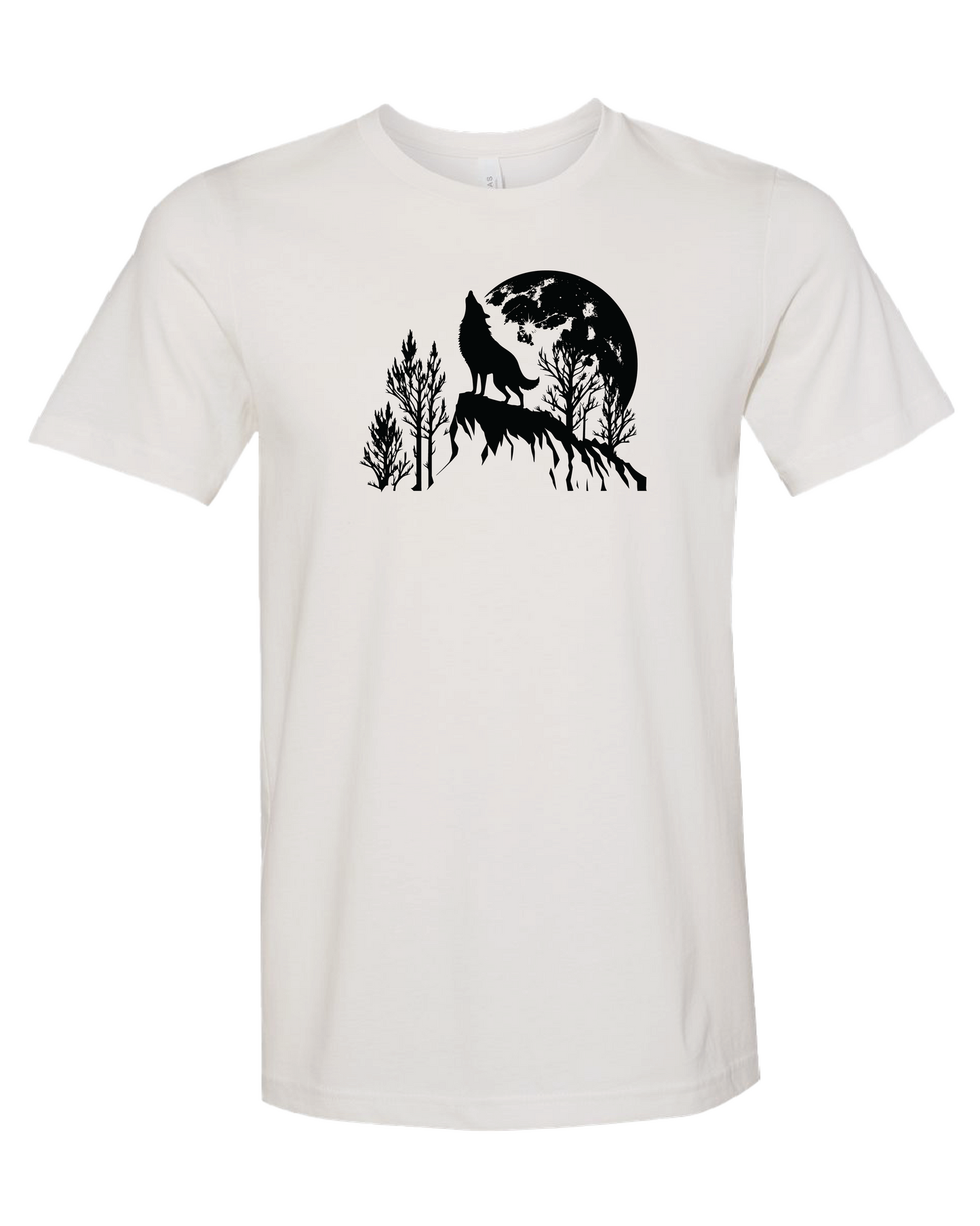 Wolf Howling At The Moon T-Shirt