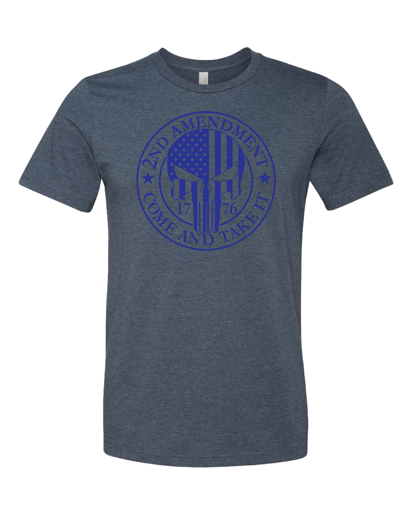 2nd Amendment Come And Take It T-Shirt | Blue
