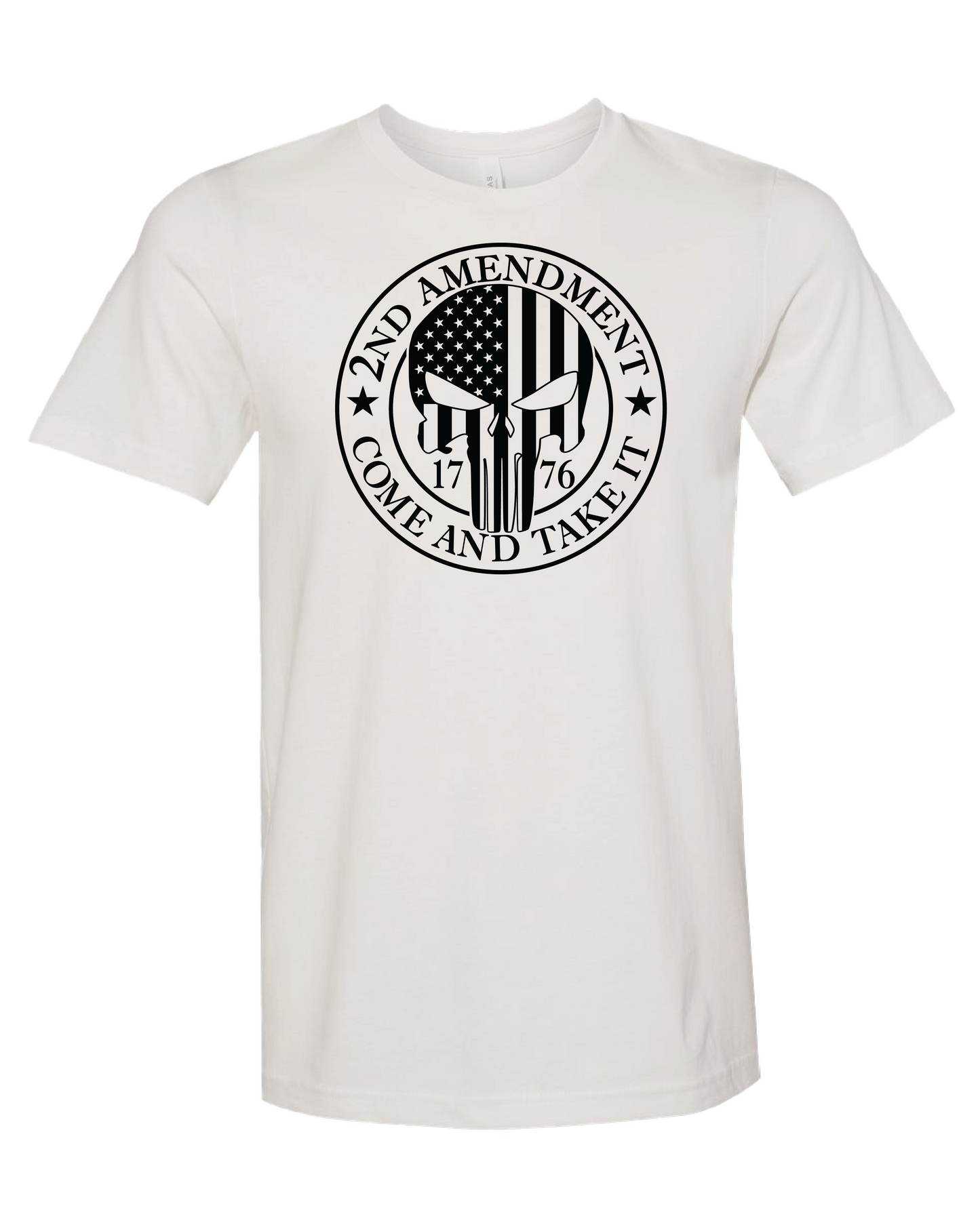 2nd Amendment Come And Take It T-Shirt | White