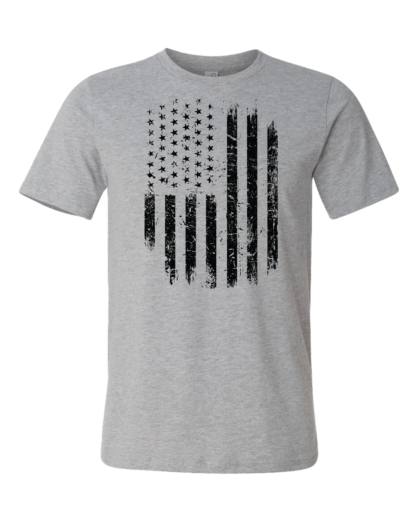 American Flag Distressed T-Shirt | White