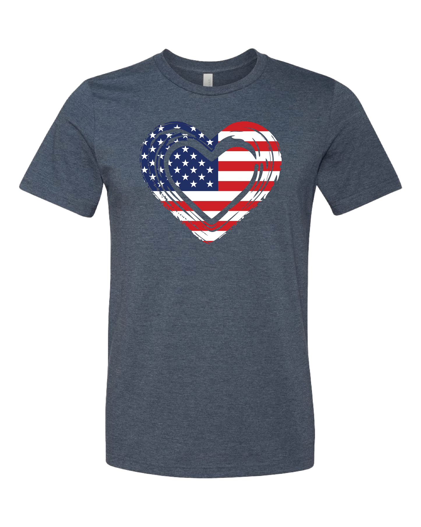 American Flag Heart T-Shirt