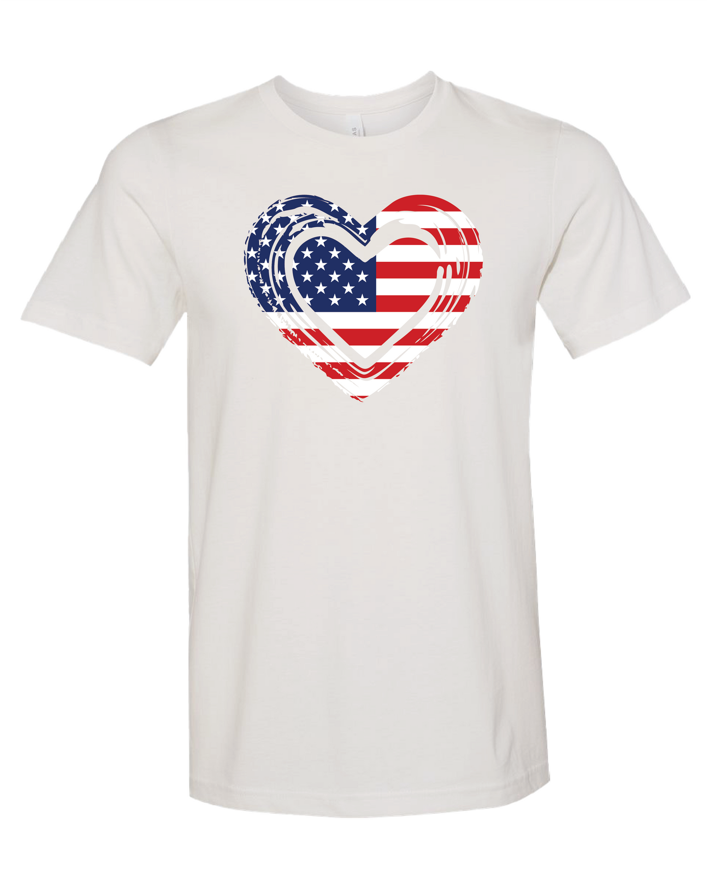 American Flag Heart T-Shirt