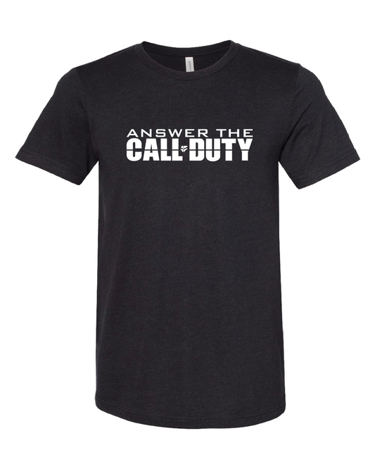 Answer The Call Of Duty T-Shirt | Video Games