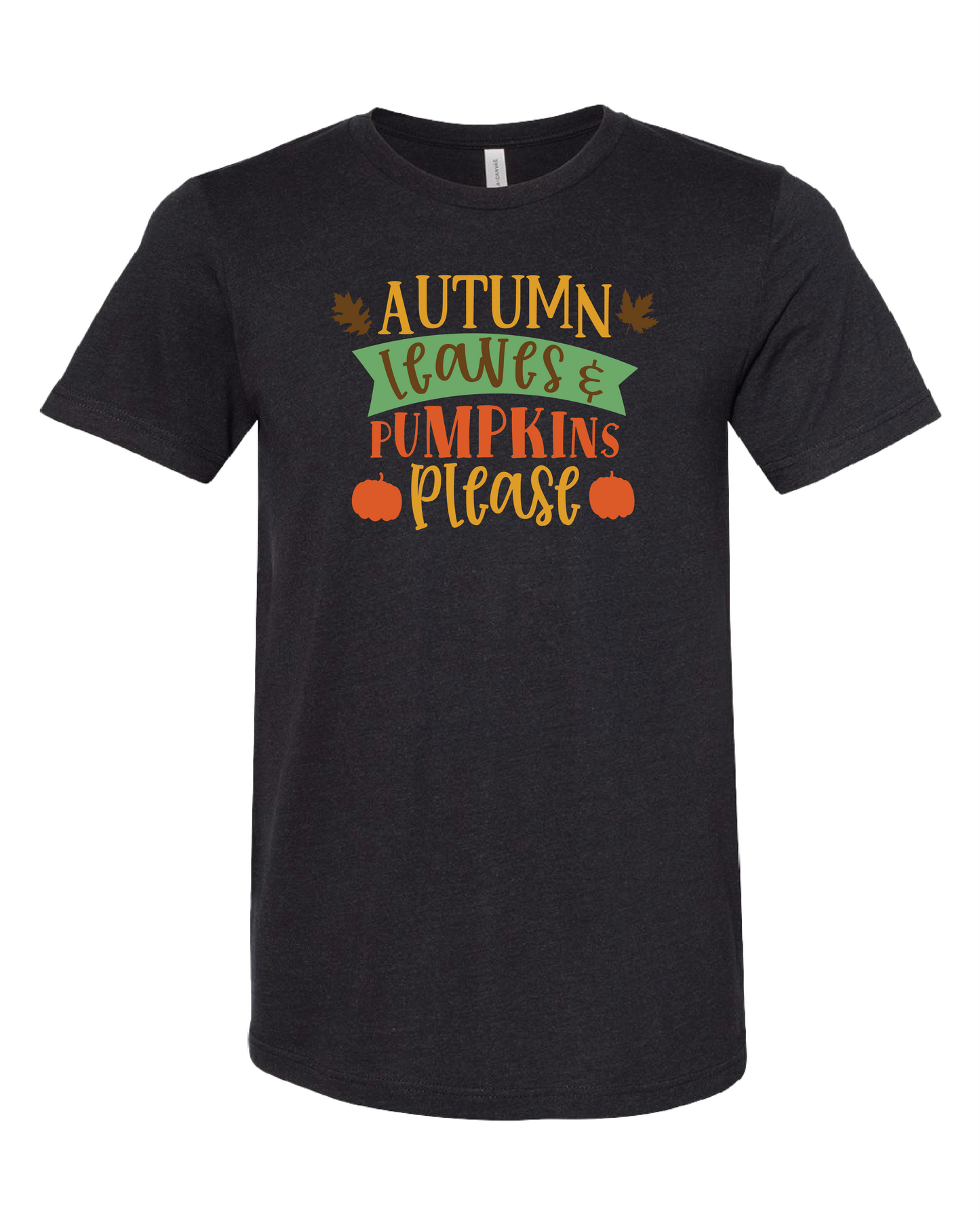 Autumn Leaves And Pumpkins Please T-Shirt