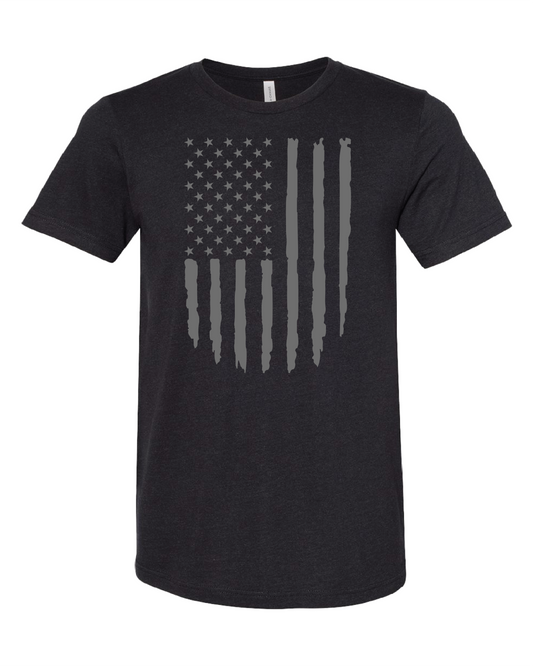 American Flag T-Shirt | Gray