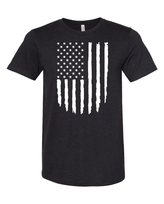 American Flag T-Shirt | White