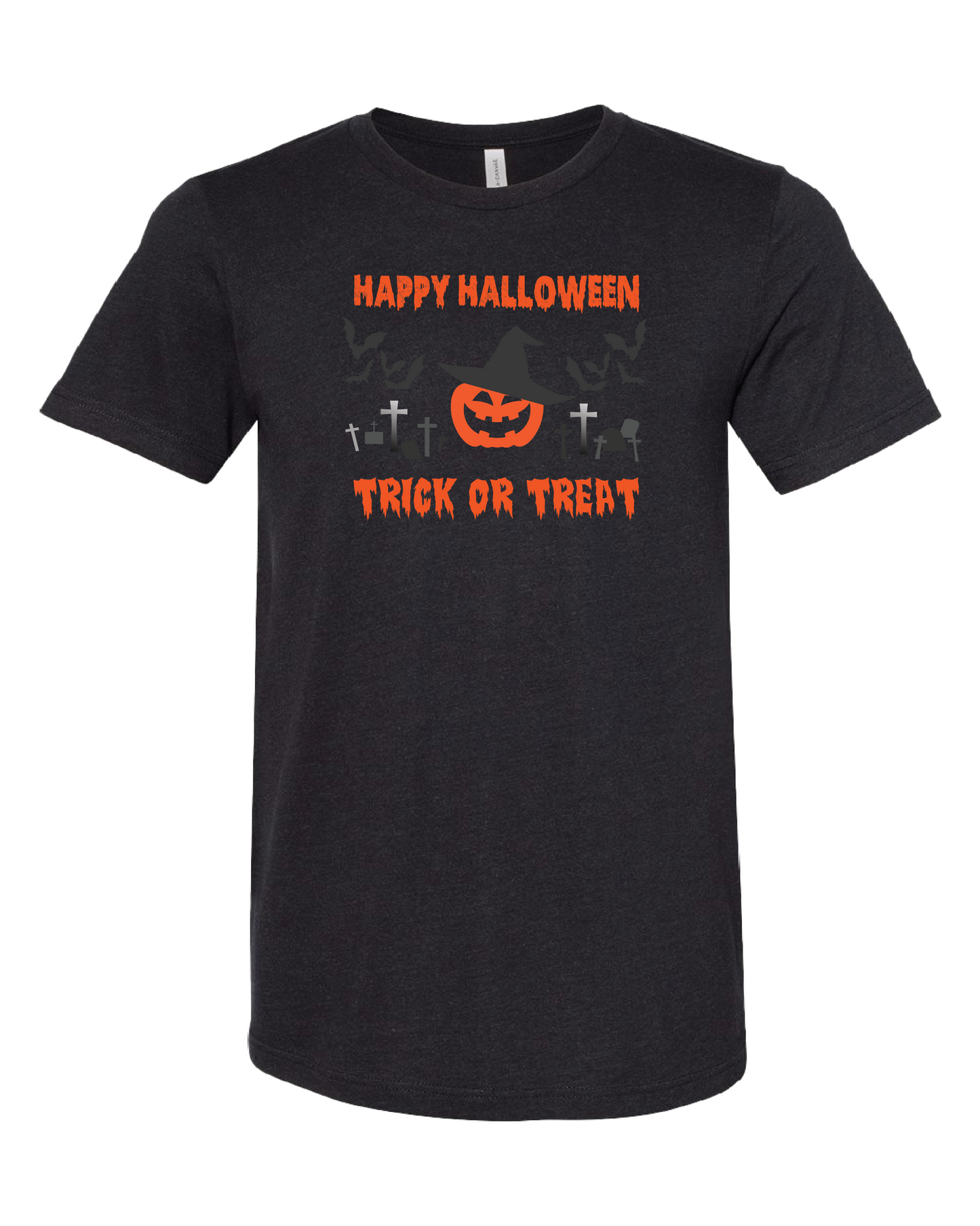 Happy Halloween Trick Or Treat T-shirt | Orange