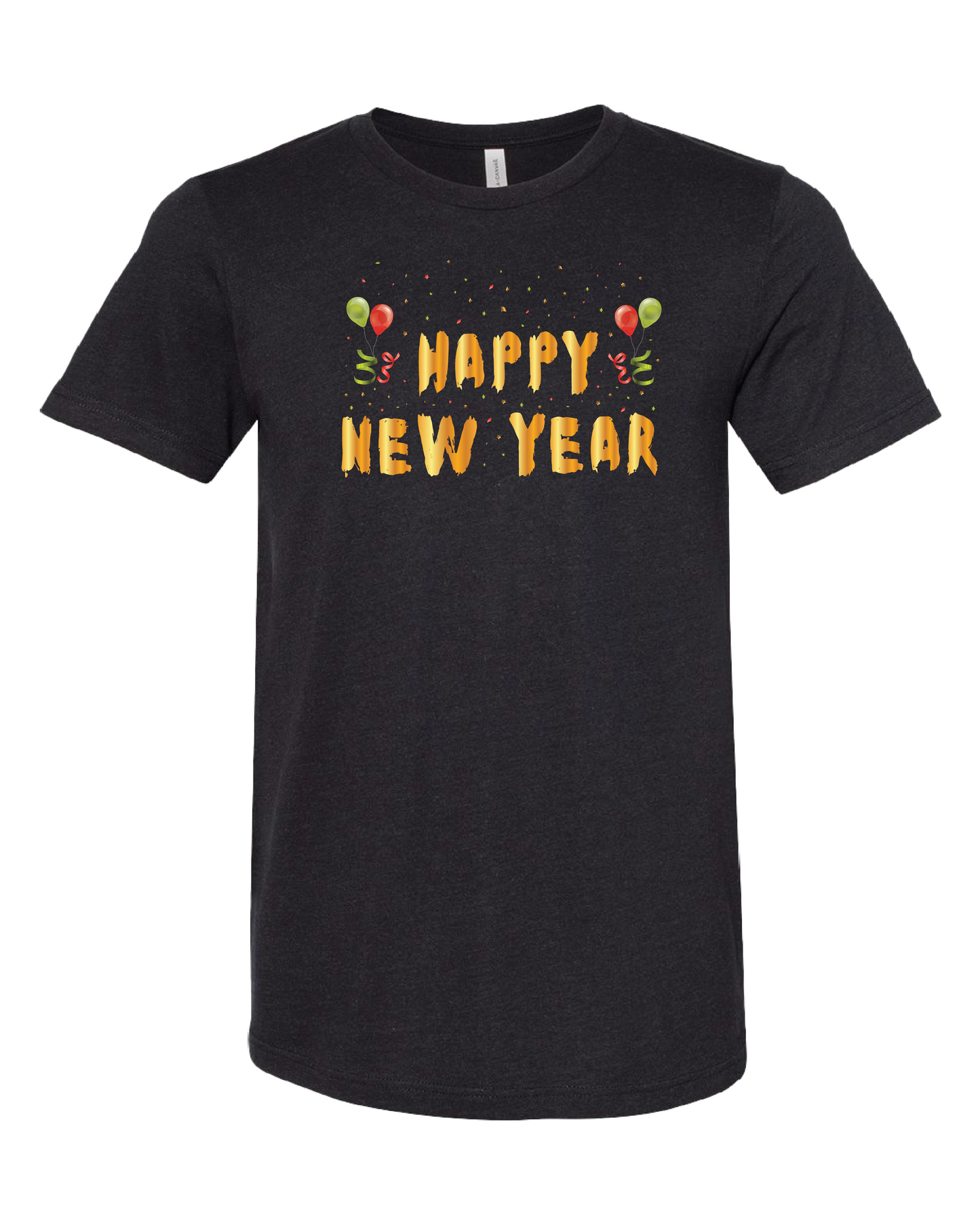 Happy New Year Stylized T-Shirt | Gold