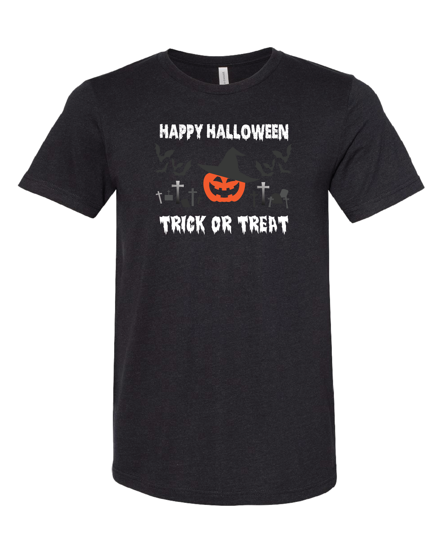 Happy Halloween Trick Or Treat T-Shirt | White