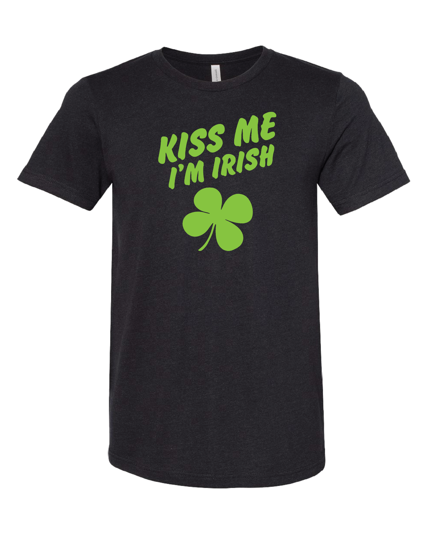 Kiss Me I'm Irish T-Shirt | Light Green