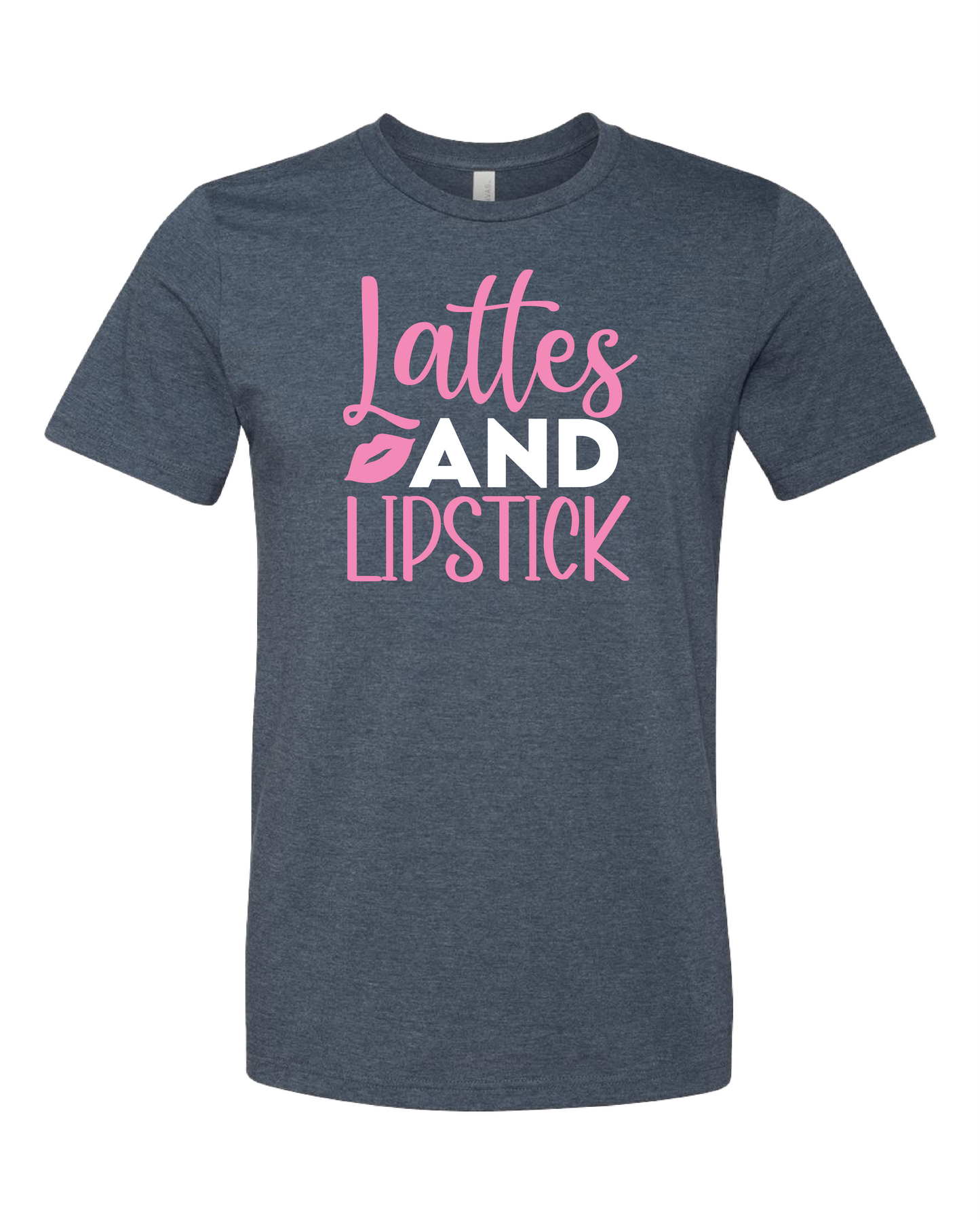 Lattes And Lipstick T-Shirt | Light Pink