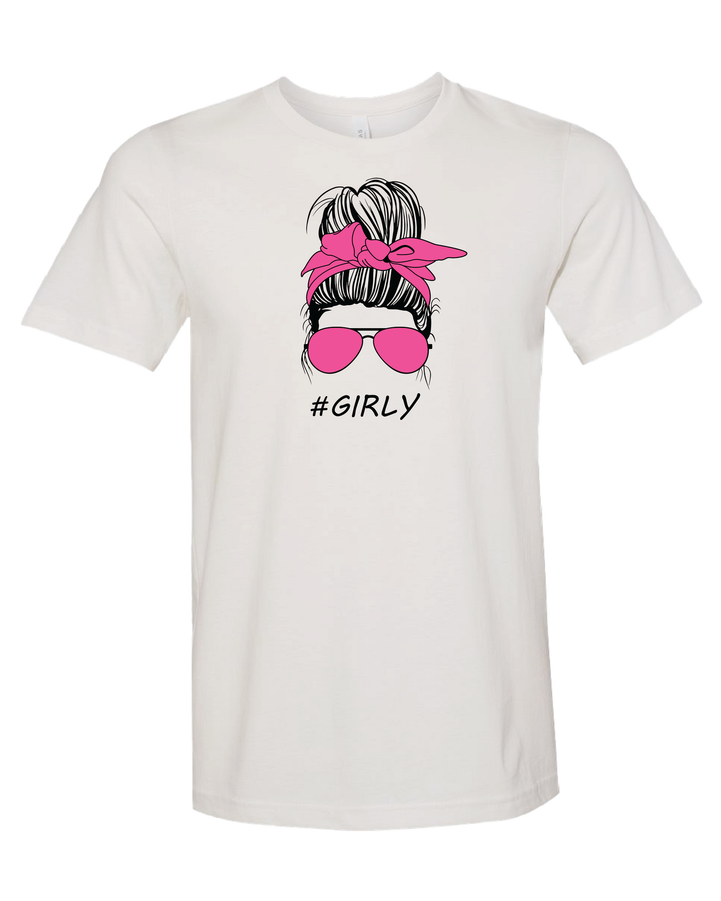 Messy Bun Girly T-Shirt