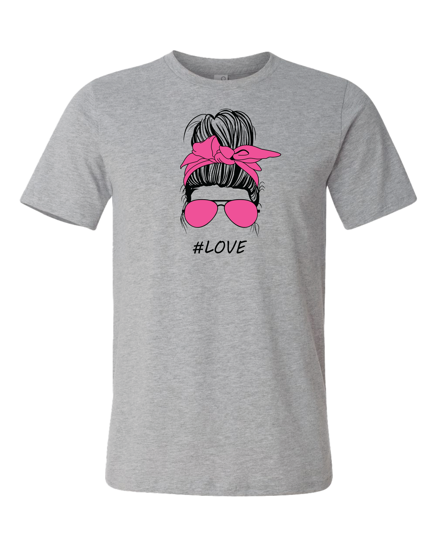 Messy Bun Love T-Shirt