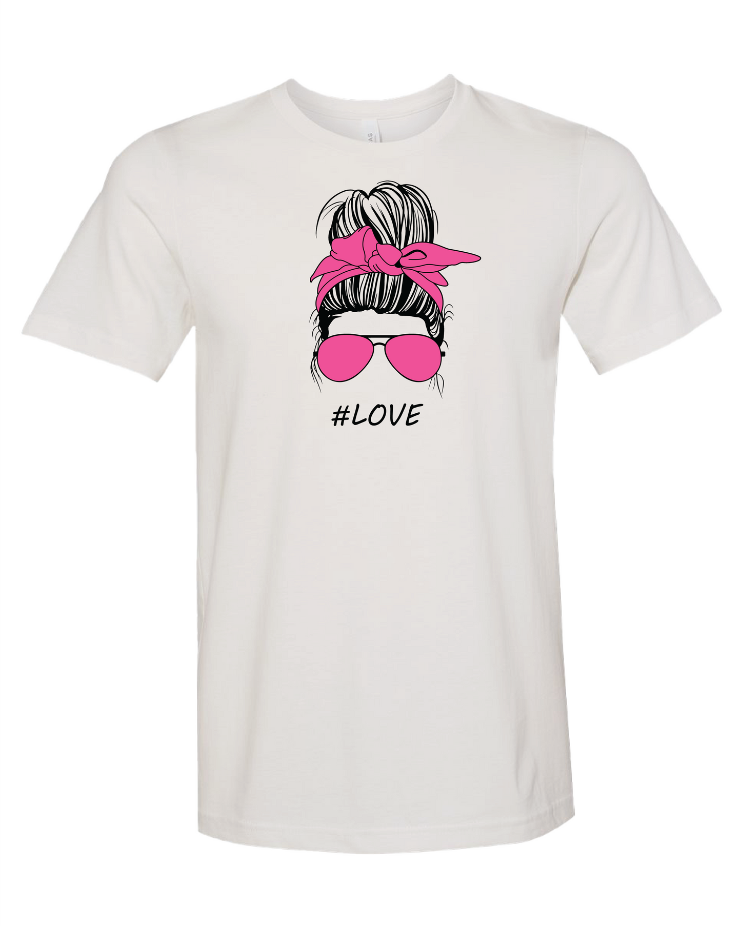 Messy Bun Love T-Shirt