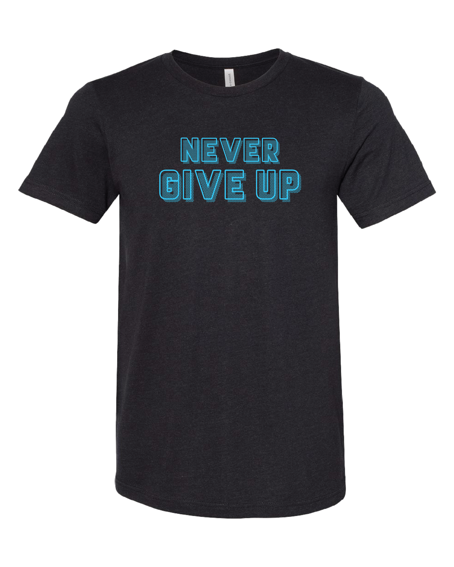 Never Give Up T-Shirt | Blue