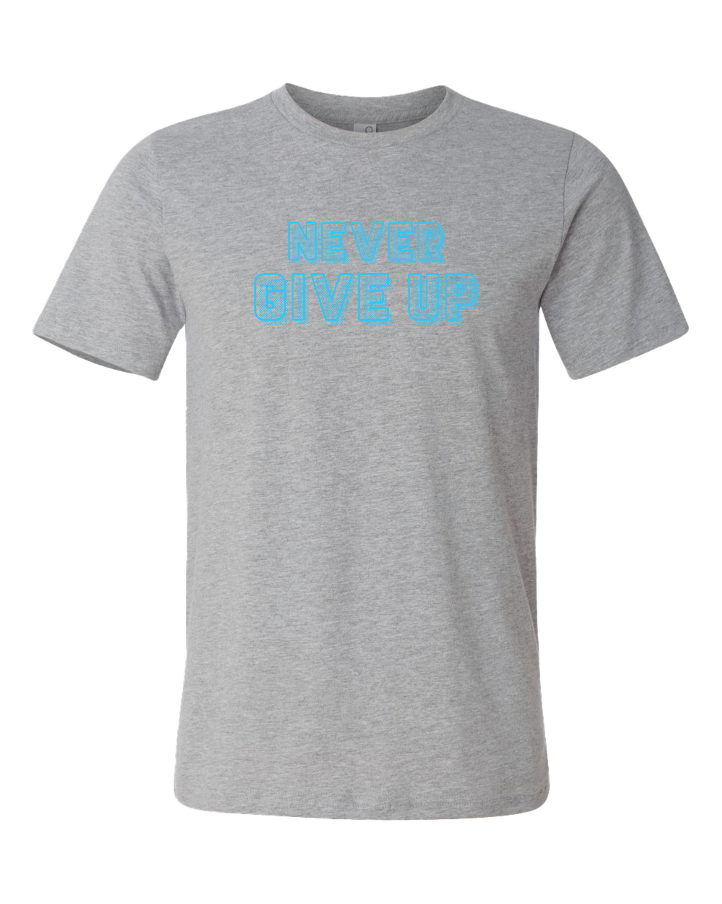 Never Give Up T-Shirt | Blue