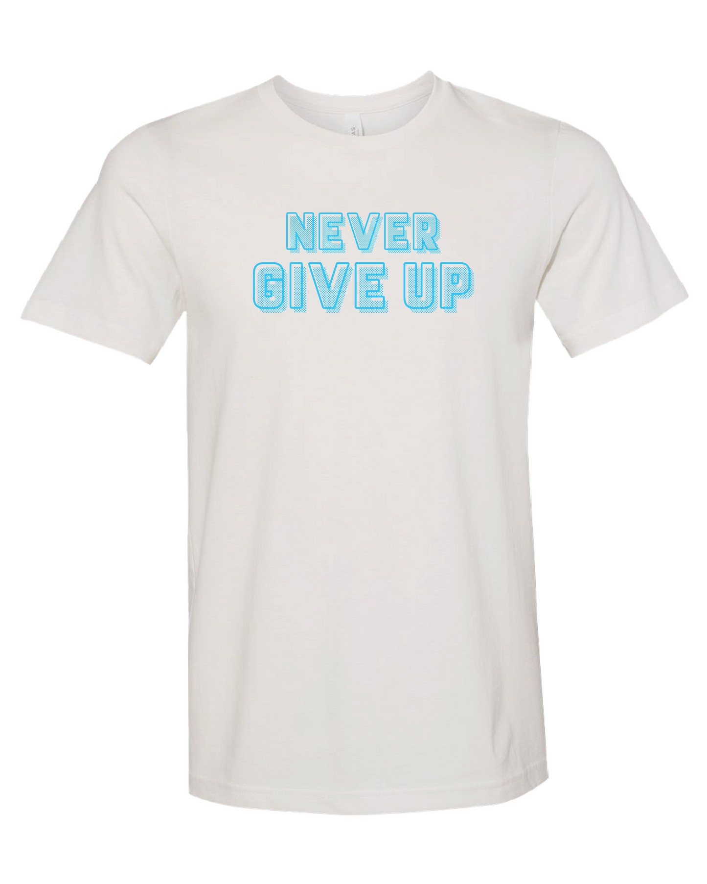 Never Give Up T-Shirt | Blue