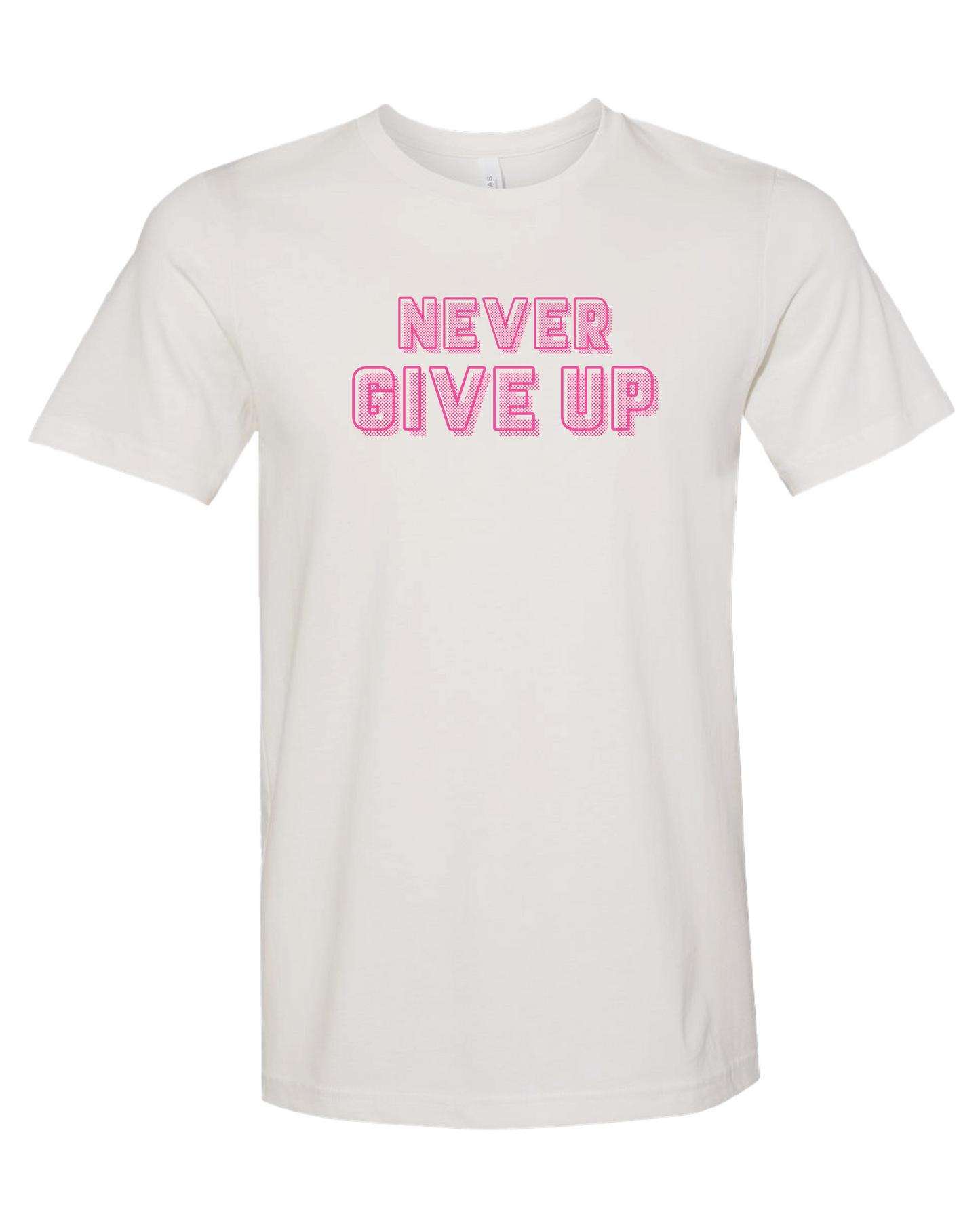 Never Give Up T-Shirt | Pink