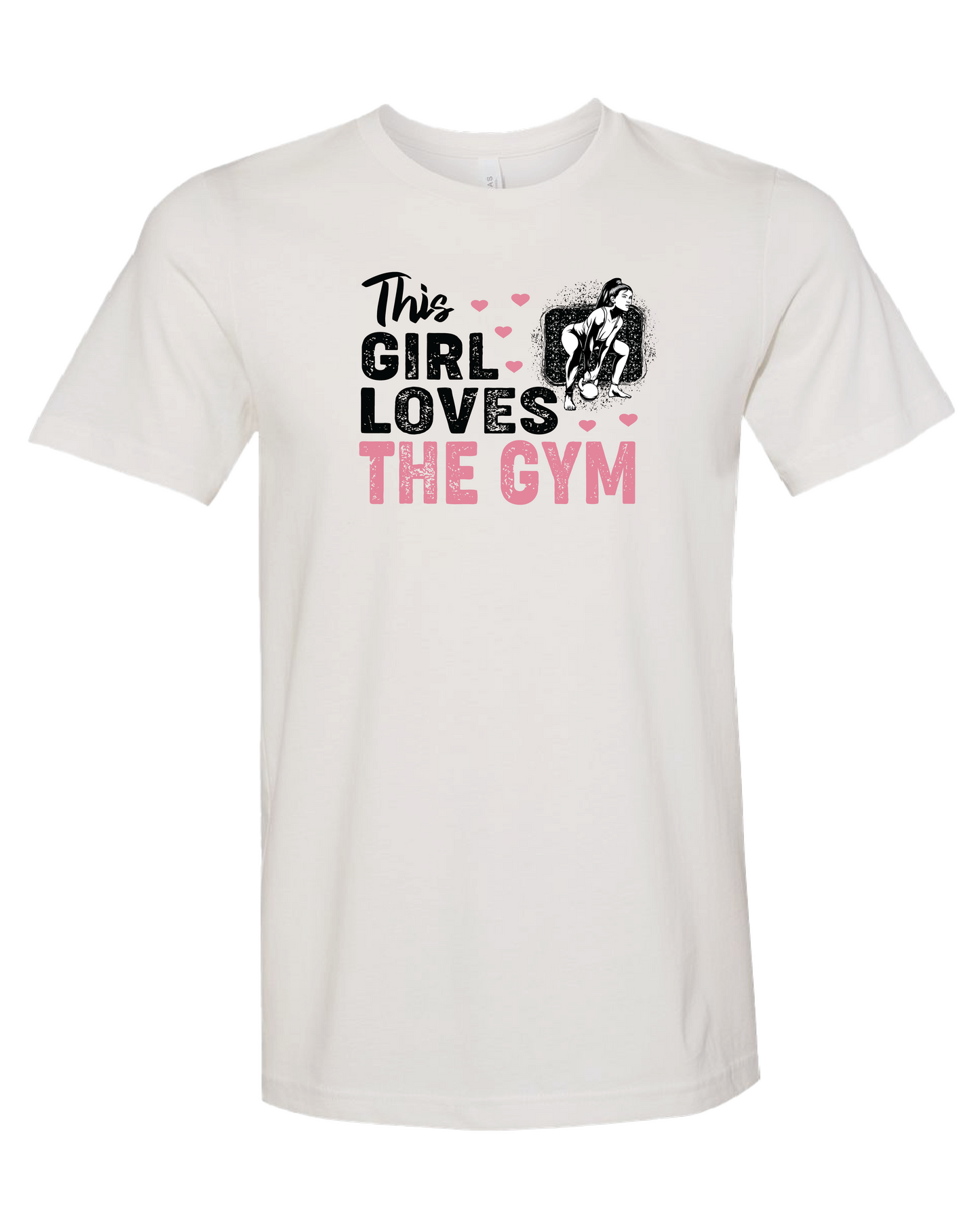 This Girl Loves The Gym T-Shirt | Kettlebell Swing
