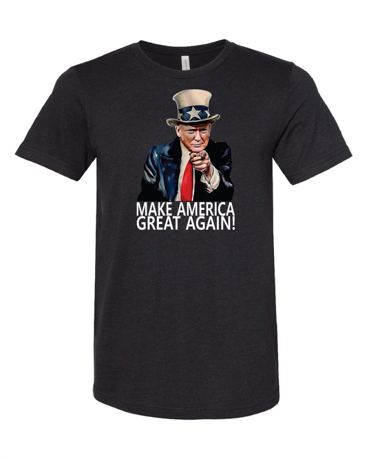 Trump Uncle Sam Make America Great Again T-Shirt