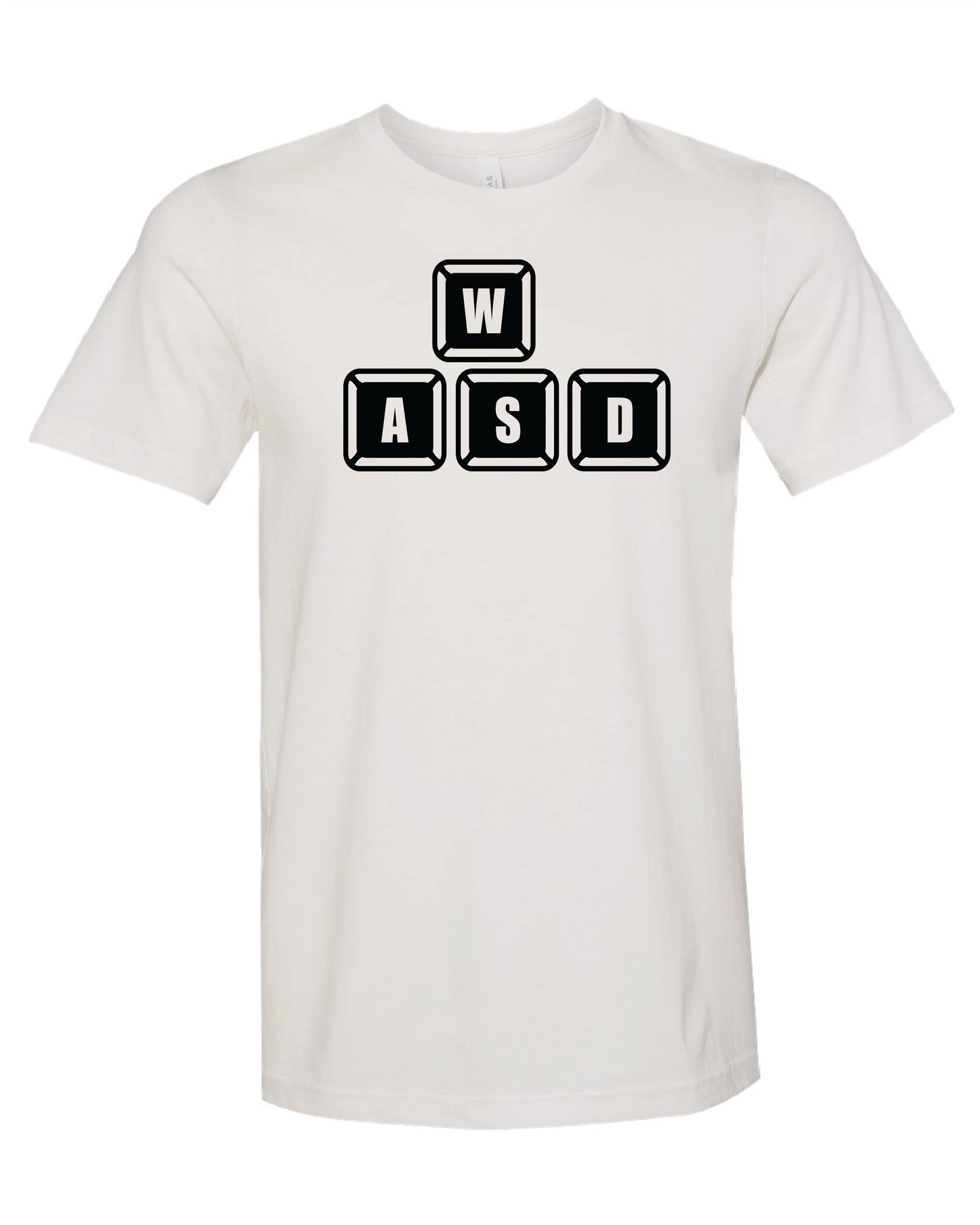 WASD Mouse And Keyboard T-Shirt | White