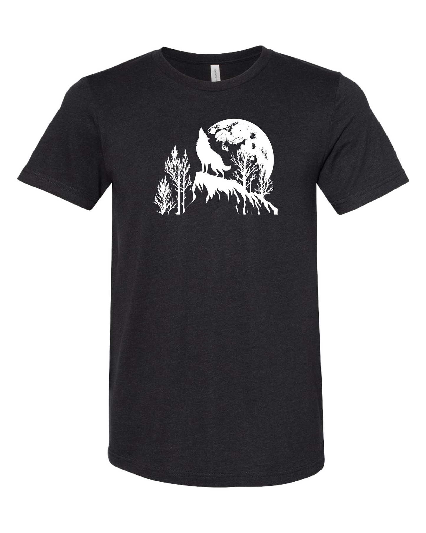 Wolf Howling At The Moon T-Shirt