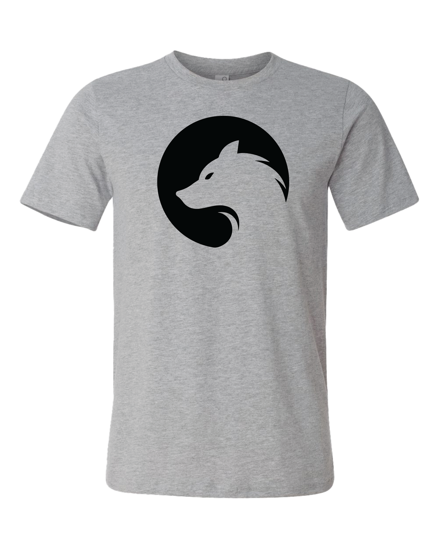 Wolf Head With The Moon In The Background T-Shirt